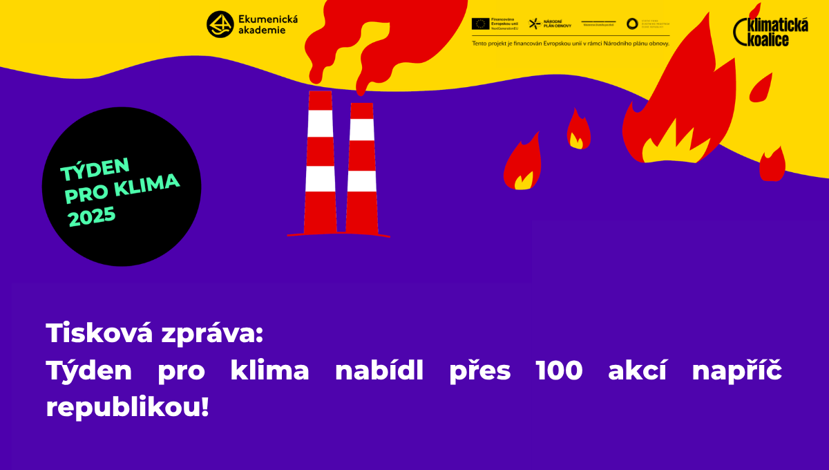 Tisková zpráva: Týden pro klima nabídl přes 100 akcí napříč republikou!